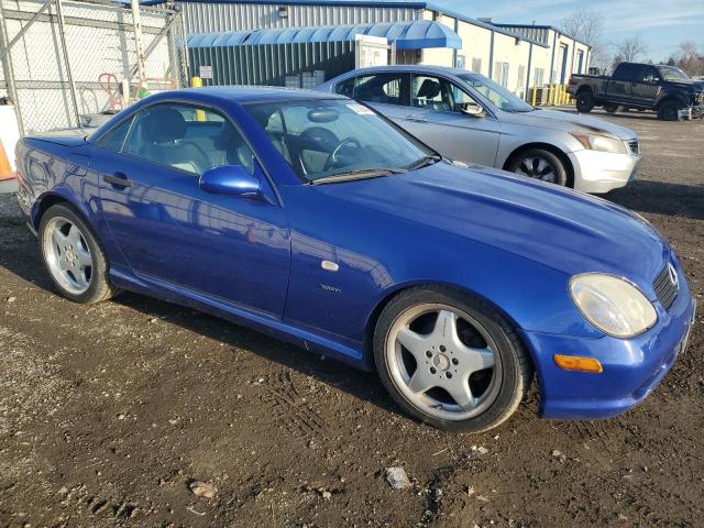 WDBKK47F9XF112838 - 1999 MERCEDES-BENZ SLK 230 KOMPRESSOR BLUE photo 4