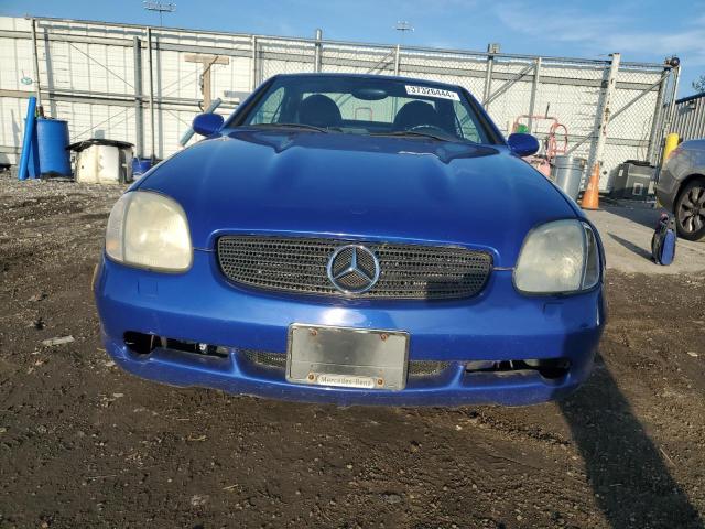 WDBKK47F9XF112838 - 1999 MERCEDES-BENZ SLK 230 KOMPRESSOR BLUE photo 5