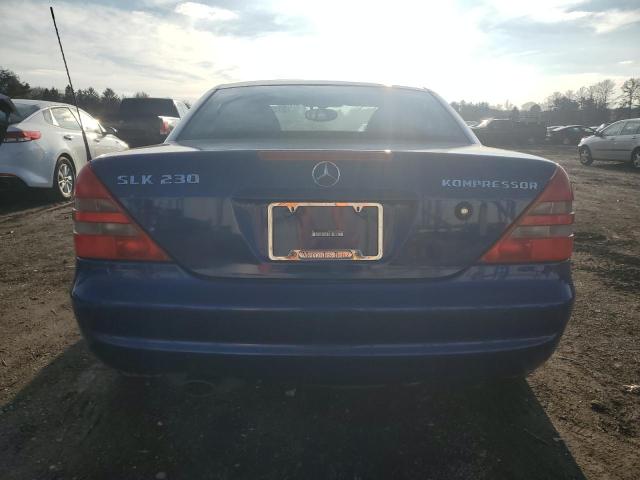 WDBKK47F9XF112838 - 1999 MERCEDES-BENZ SLK 230 KOMPRESSOR BLUE photo 6