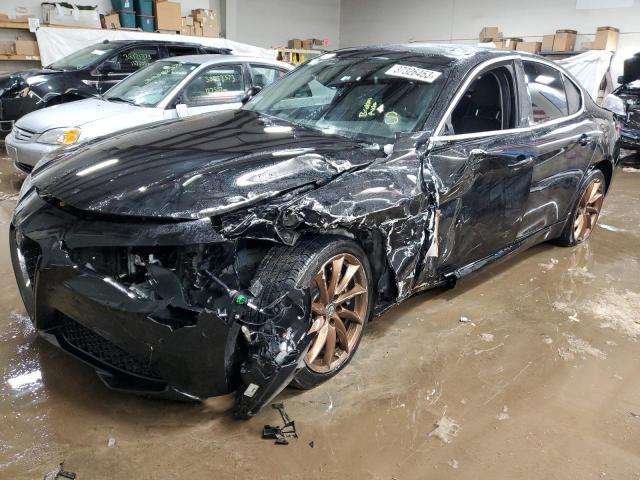 ZARFAEDN0J7575238 - 2018 ALFA ROMEO GIULIA Q4 BLACK photo 1