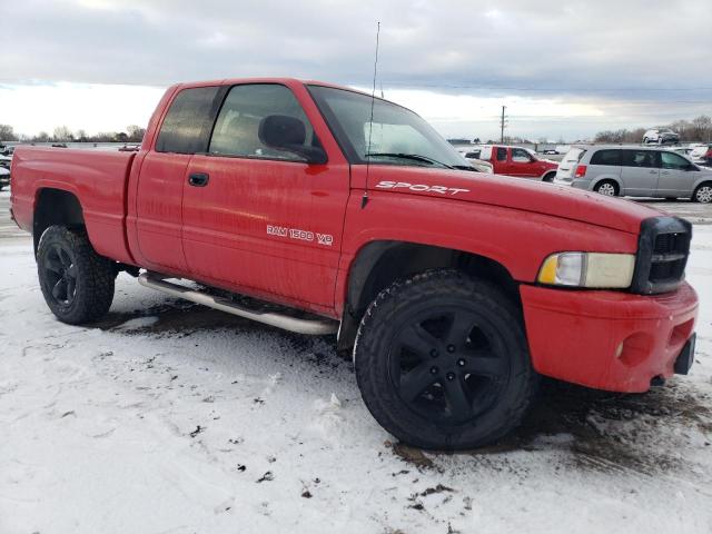 3B7HF13Z3YG155411 - 2000 DODGE RAM 1500 RED photo 4