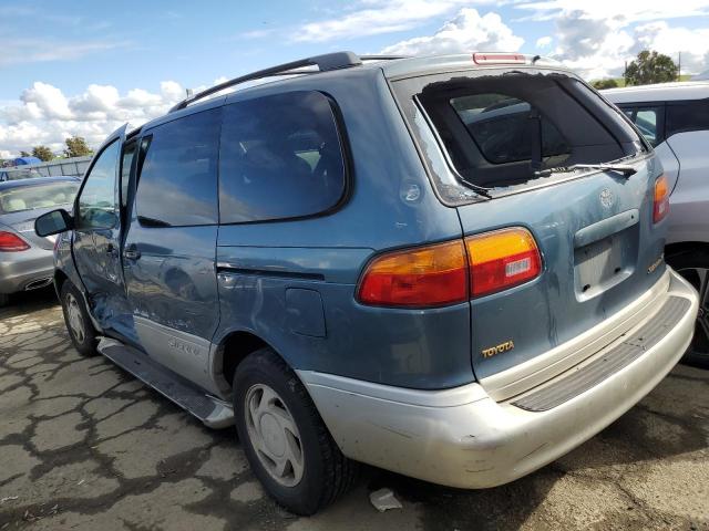 4T3ZF13C9YU225641 - 2000 TOYOTA SIENNA LE BLUE photo 2