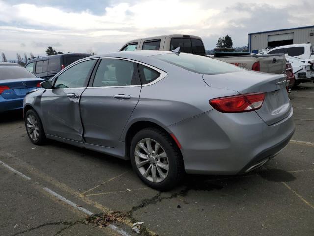 1C3CCCCG0FN627554 - 2015 CHRYSLER 200 C SILVER photo 2