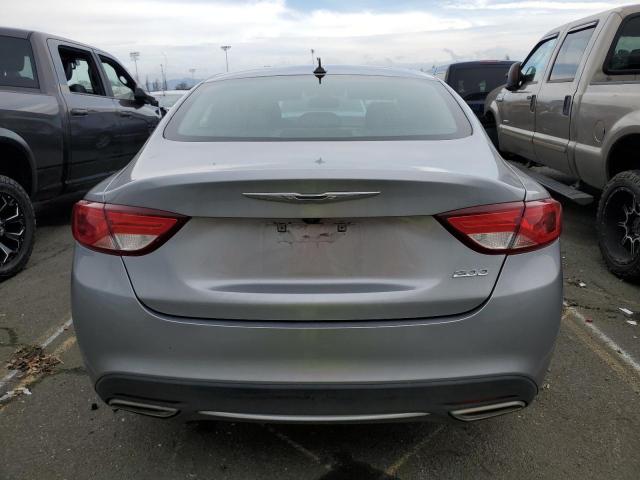 1C3CCCCG0FN627554 - 2015 CHRYSLER 200 C SILVER photo 6