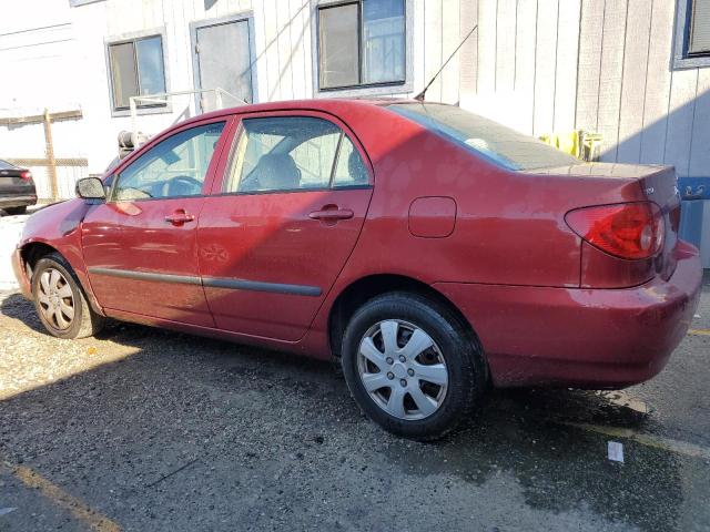 1NXBR32E18Z961456 - 2008 TOYOTA COROLLA CE RED photo 2