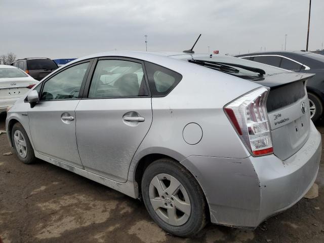 JTDKN3DU1A0199845 - 2010 TOYOTA PRIUS SILVER photo 2