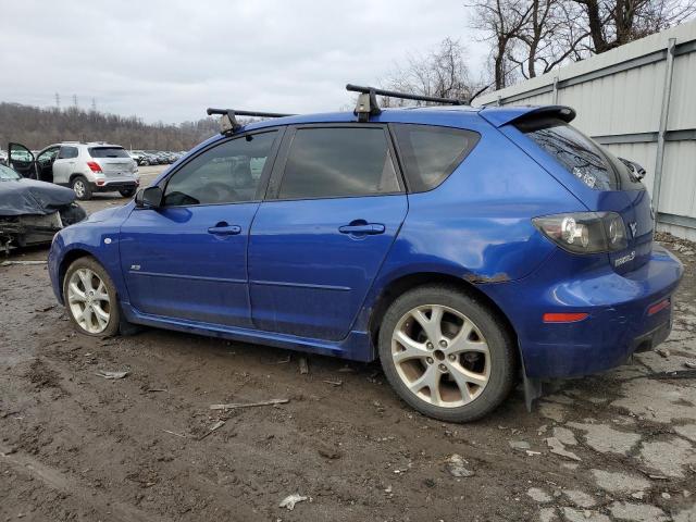 JM1BK343971733175 - 2007 MAZDA 3 HATCHBACK BLUE photo 2