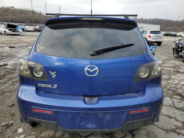 JM1BK343971733175 - 2007 MAZDA 3 HATCHBACK BLUE photo 6