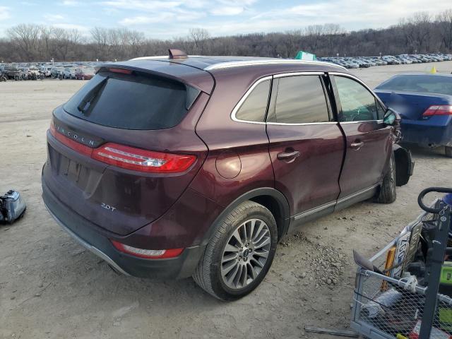 5LMCJ3C93HUL04958 - 2017 LINCOLN MKC RESERVE MAROON photo 3