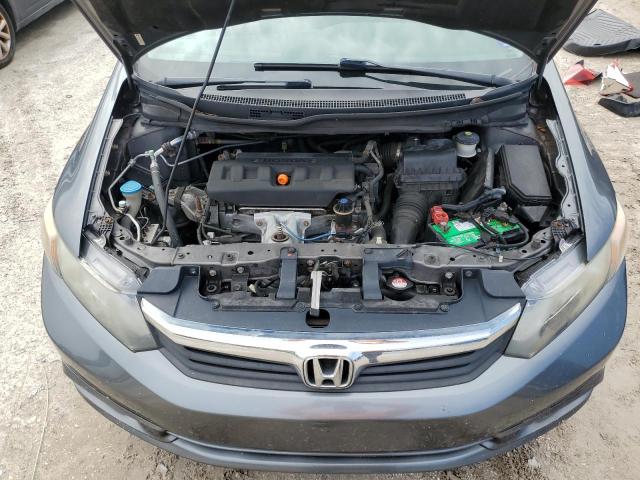 19XFB2F94CE012623 - 2012 HONDA CIVIC EXL ნაცრისფერი ფოტო 11