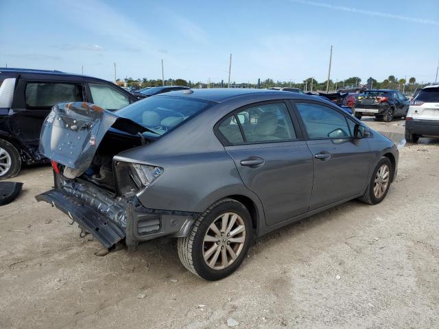 19XFB2F94CE012623 - 2012 HONDA CIVIC EXL GRAY photo 3