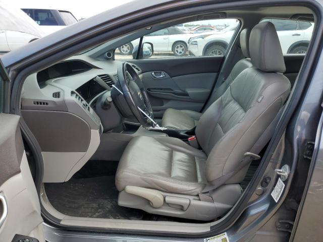 19XFB2F94CE012623 - 2012 HONDA CIVIC EXL ნაცრისფერი ფოტო 7