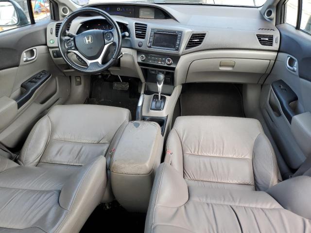 19XFB2F94CE012623 - 2012 HONDA CIVIC EXL ნაცრისფერი ფოტო 8