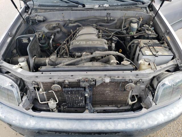 5TBBT4413YS078610 - 2000 TOYOTA TUNDRA ACCESS CAB ნაცრისფერი ფოტო 11