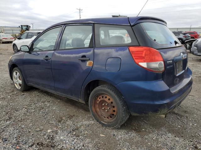 2T1KR32E44C175453 - 2004 TOYOTA COROLLA MA XR BLUE photo 2