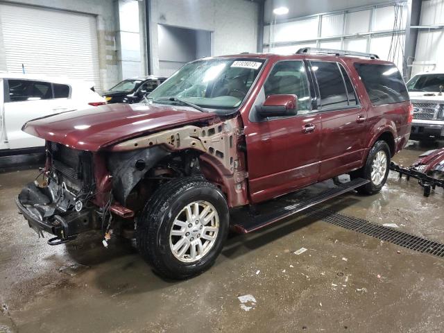 1FMJK2A50CEF10128 - 2012 FORD EXPEDITION EL LIMITED BURGUNDY photo 1