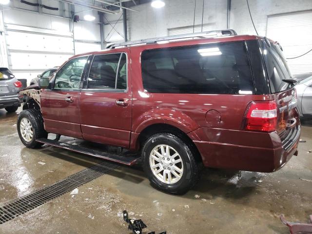 1FMJK2A50CEF10128 - 2012 FORD EXPEDITION EL LIMITED BURGUNDY photo 2