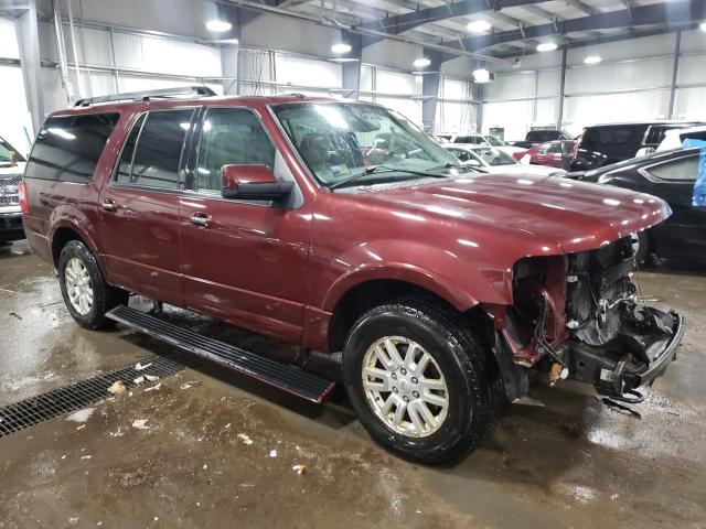 1FMJK2A50CEF10128 - 2012 FORD EXPEDITION EL LIMITED BURGUNDY photo 4