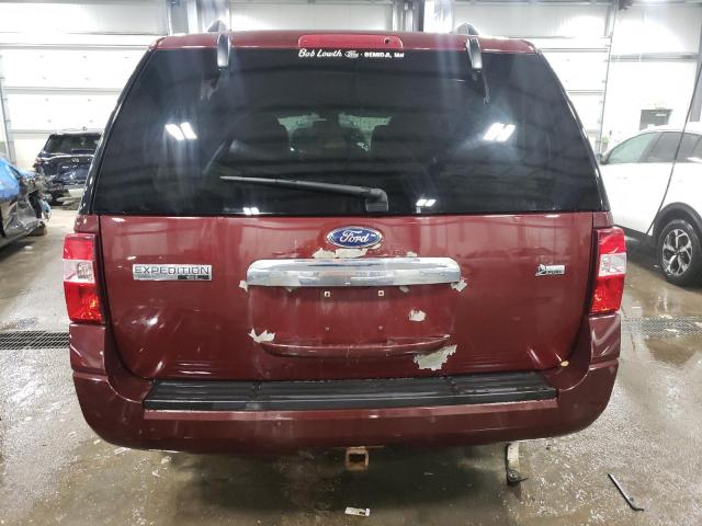 1FMJK2A50CEF10128 - 2012 FORD EXPEDITION EL LIMITED BURGUNDY photo 6