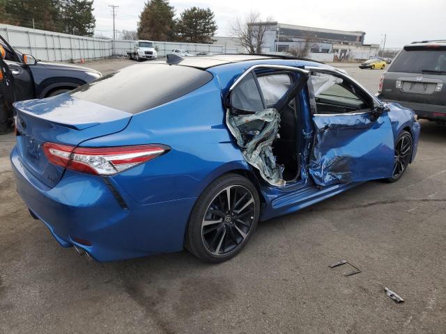 4T1K61AK4LU398805 - 2020 TOYOTA CAMRY XSE BLUE photo 3