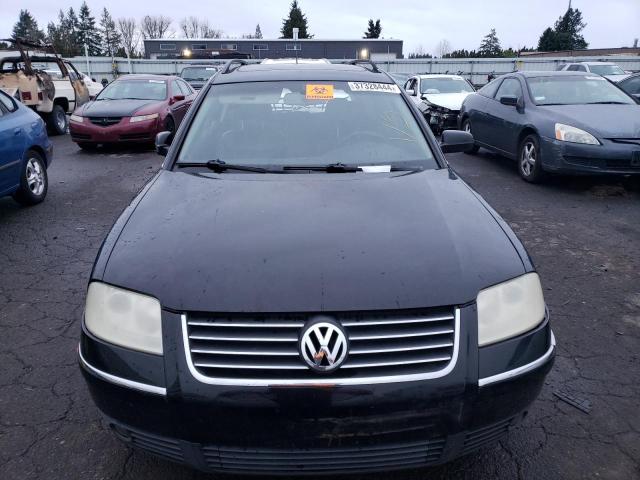 WVWWH63B93E423234 - 2003 VOLKSWAGEN PASSAT GLX BLACK photo 5