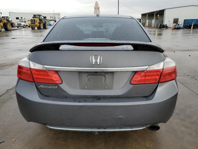 1HGCR2F8XDA172694 - 2013 HONDA ACCORD EXL GRAY photo 6