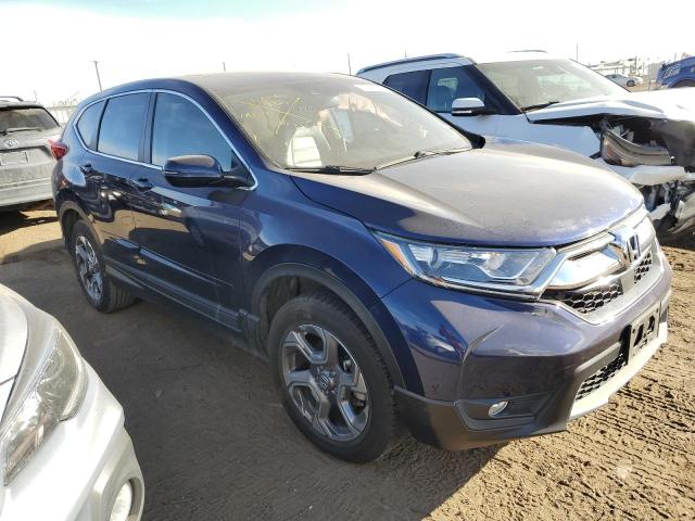 2HKRW2H84HH658804 - 2017 HONDA CR-V EXL BLUE photo 4