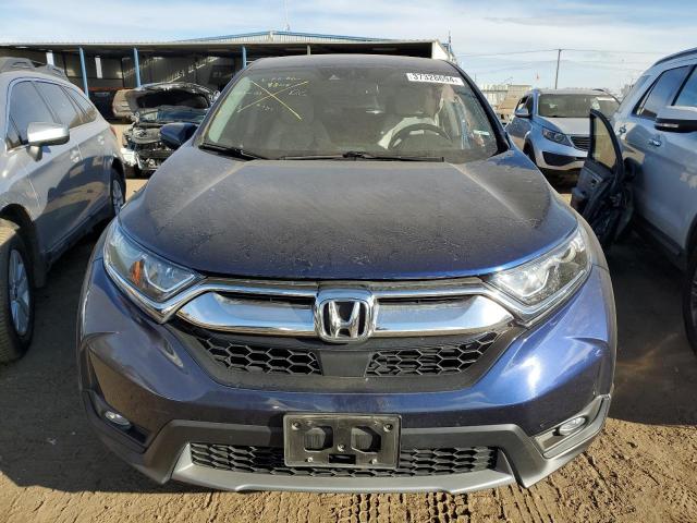 2HKRW2H84HH658804 - 2017 HONDA CR-V EXL BLUE photo 5