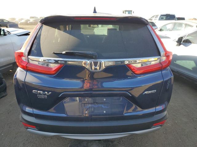 2HKRW2H84HH658804 - 2017 HONDA CR-V EXL BLUE photo 6