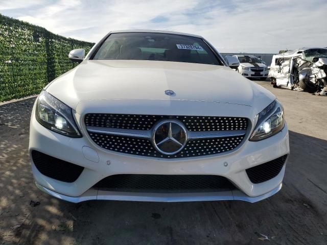 WDDWK4JB6HF522576 - 2017 MERCEDES-BENZ C 300 WHITE photo 5