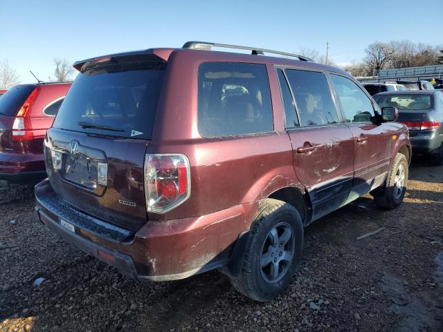 5FNYF18478B014912 - 2008 HONDA PILOT EX MAROON photo 3