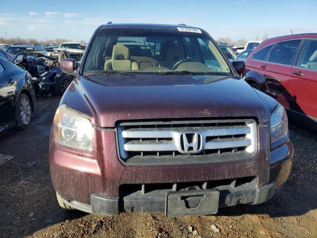 5FNYF18478B014912 - 2008 HONDA PILOT EX MAROON photo 5