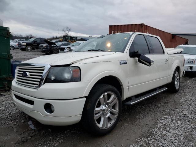 1FTRW12558FA40202 - 2008 FORD F150 SUPERCREW WHITE photo 1