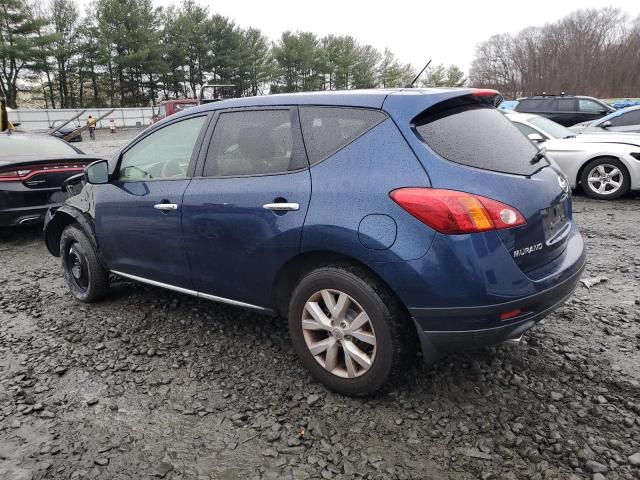 JN8AZ1MW4AW112334 - 2010 NISSAN MURANO S BLUE photo 2