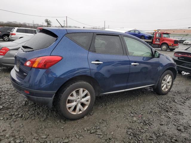 JN8AZ1MW4AW112334 - 2010 NISSAN MURANO S BLUE photo 3