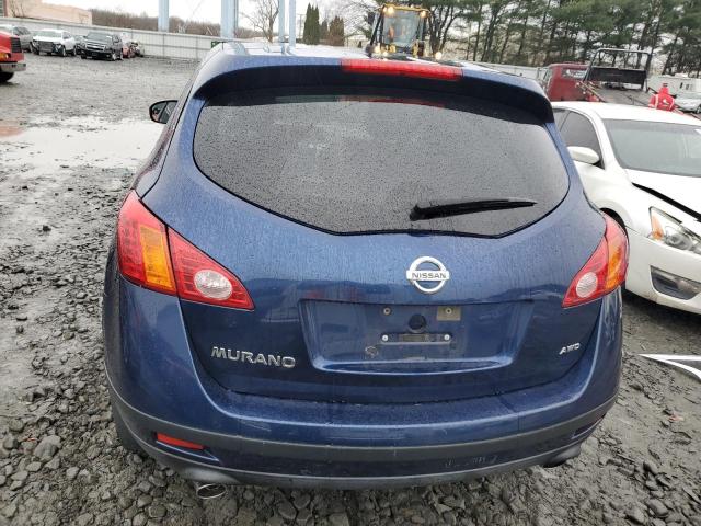 JN8AZ1MW4AW112334 - 2010 NISSAN MURANO S BLUE photo 6