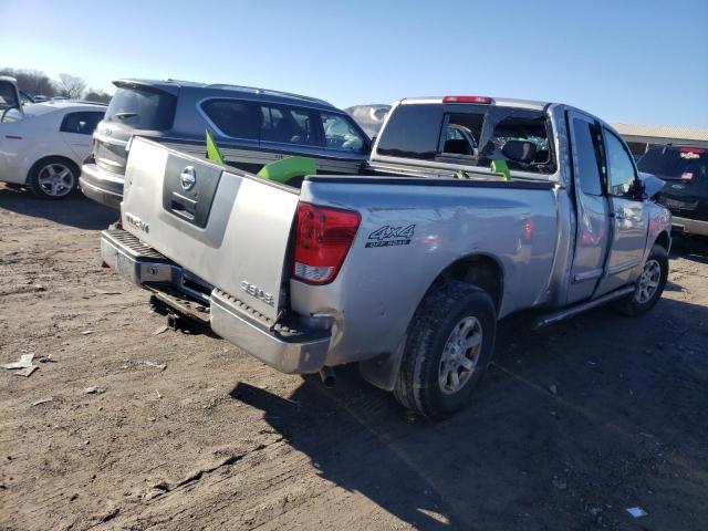 1N6AA06B34N540362 - 2004 NISSAN TITAN XE GRAY photo 3