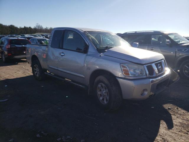 1N6AA06B34N540362 - 2004 NISSAN TITAN XE GRAY photo 4