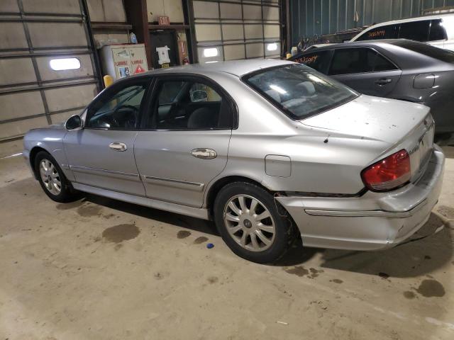 KMHWF35H14A010959 - 2004 HYUNDAI SONATA GLS SILVER photo 2