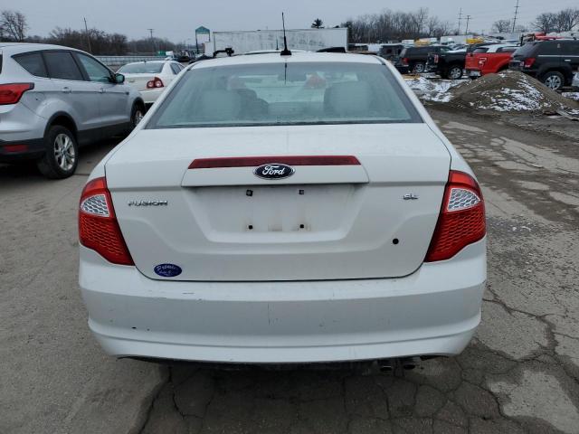 3FAHP0HA6CR233306 - 2012 FORD FUSION SE WHITE photo 6