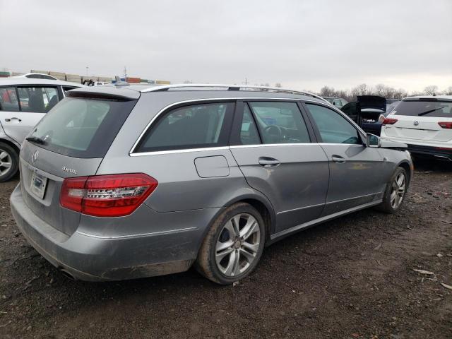 WDDHH8HB9BA433643 - 2011 MERCEDES-BENZ E 350 4MATIC WAGON SILVER photo 3