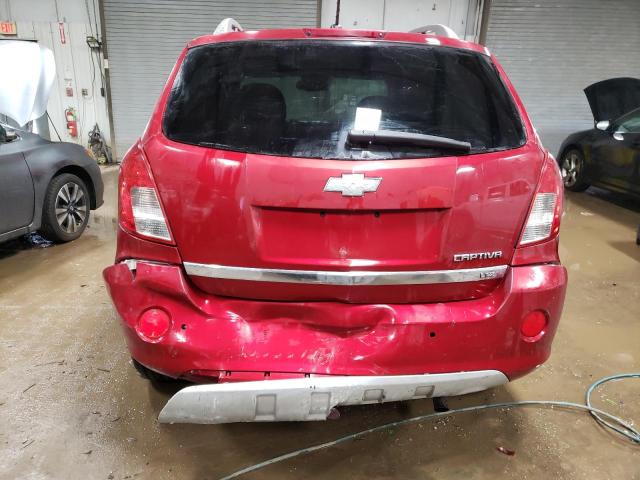 3GNAL4EK9ES645430 - 2014 CHEVROLET CAPTIVA LTZ RED photo 6