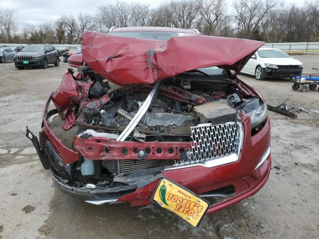 5LMCJ2C95KUL10360 - 2019 LINCOLN MKC SELECT 勃艮第红 照片 5