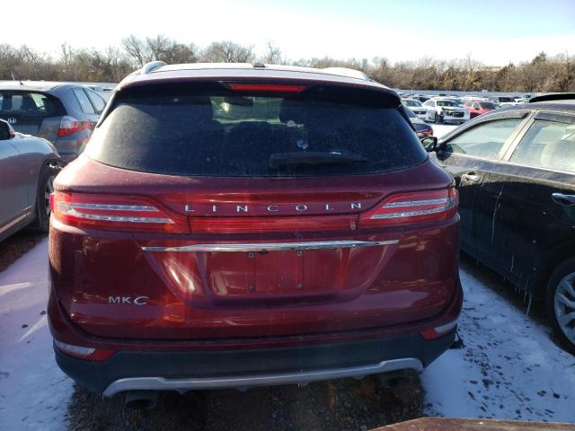 5LMCJ2C95KUL10360 - 2019 LINCOLN MKC SELECT 勃艮第红 照片 6