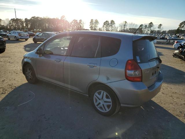 JHMGD38497S002466 - 2007 HONDA FIT GRAY photo 2