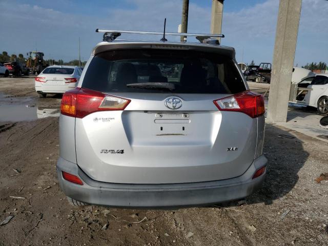 2T3WFREV4EW084313 - 2014 TOYOTA RAV4 XLE SILVER photo 6