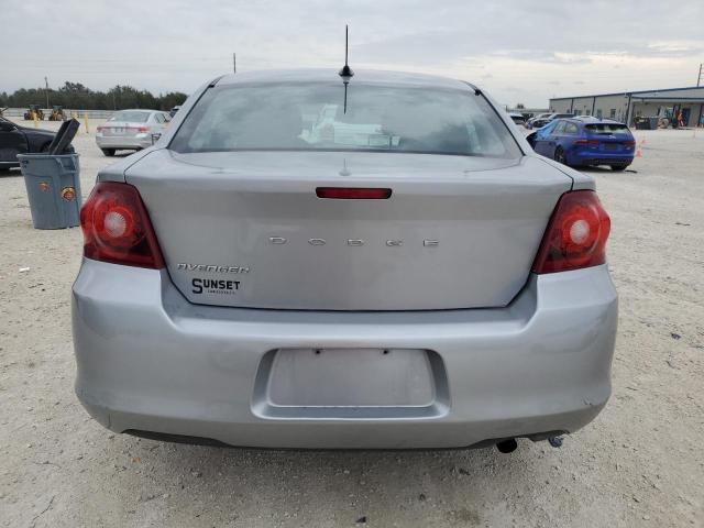 1C3CDZAB7DN576784 - 2013 DODGE AVENGER SE SILVER photo 6