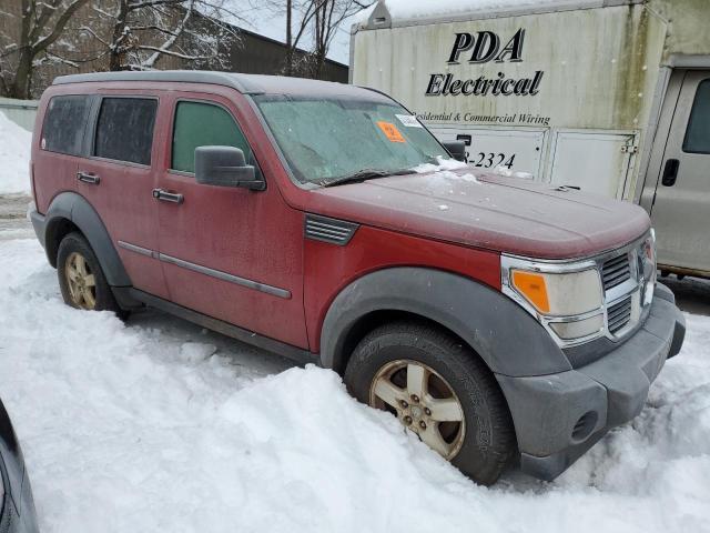 1D8GU28K67W550493 - 2007 DODGE NITRO SXT RED photo 4