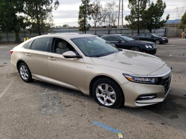 1HGCV3F54JA009073 - 2018 HONDA ACCORD HYBRID EXL TAN photo 4