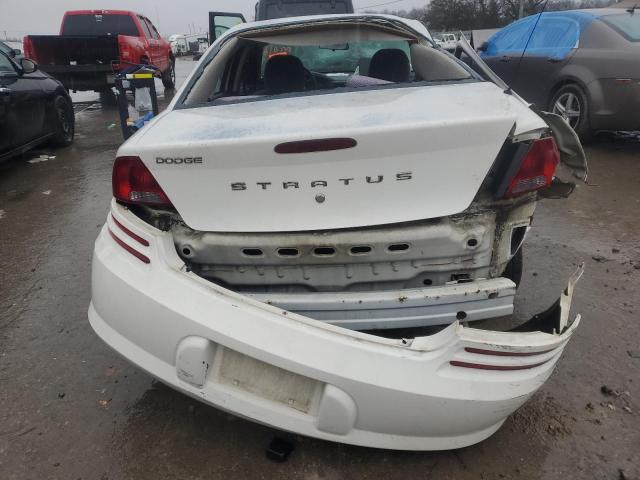 1B3EL36T64N371822 - 2004 DODGE STRATUS SE WHITE photo 6